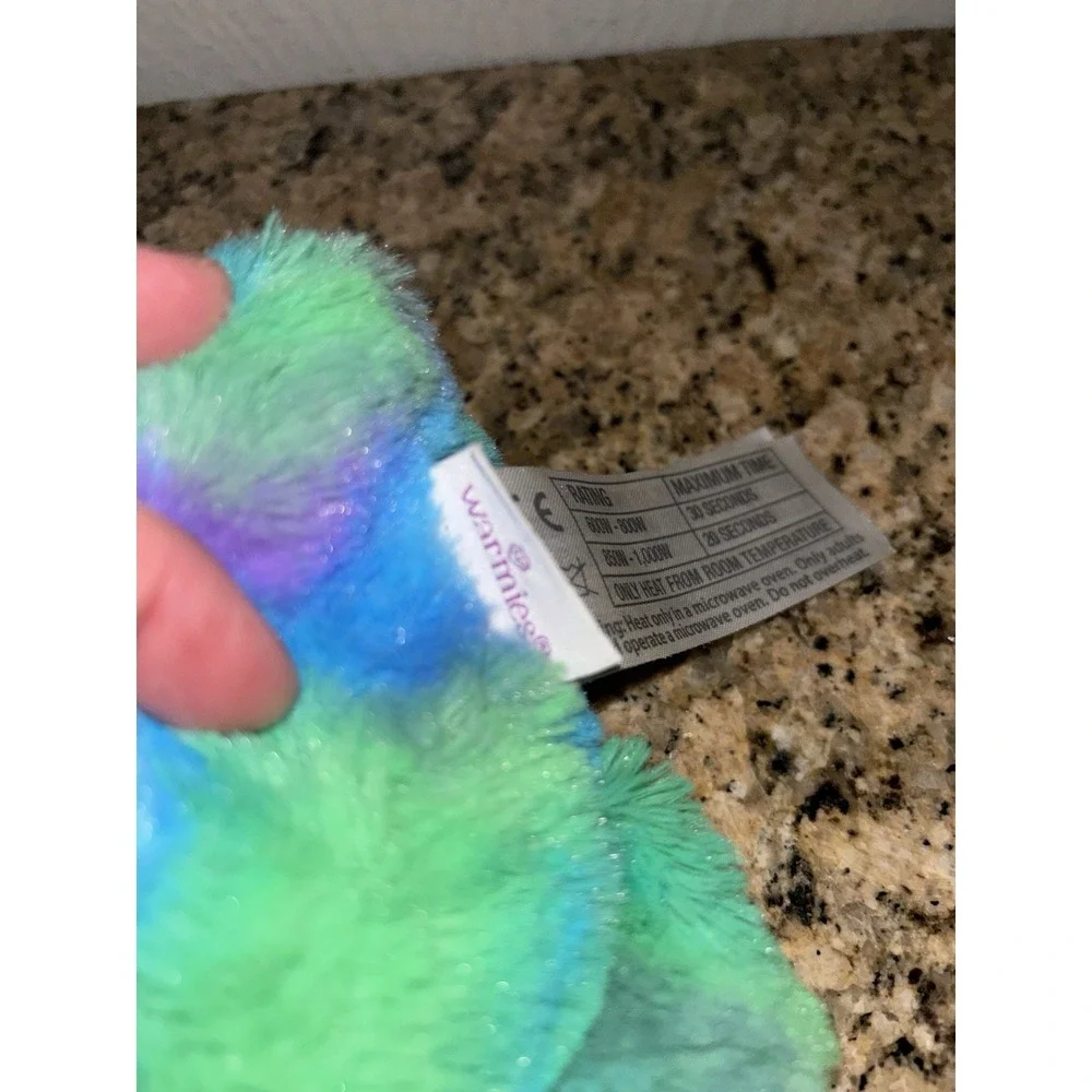 Dinosaur Warmies Junior Green Purple 10